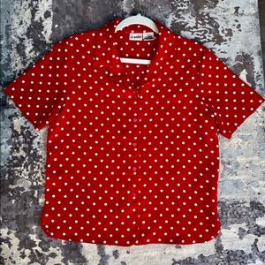 LIz Baker Polka Dot Blouse